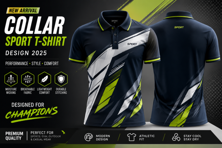 New Collar Sport T Shirt Design